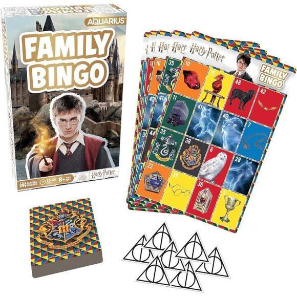 Harry Potter Family Bingo Game New Official Fun - Picture 1 of 12